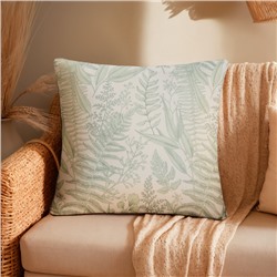 Чехол на подушку «Этель. Листва», 43×43 см, зелёный