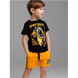 Комплект трикотажный для мальчиков: фуфайка (футболка), шорты