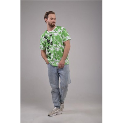 Футболка мужская Fano арт. 5173806 (Белый, зеленый)