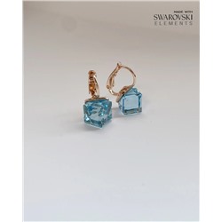 Серьги с кристаллами Swarovski
