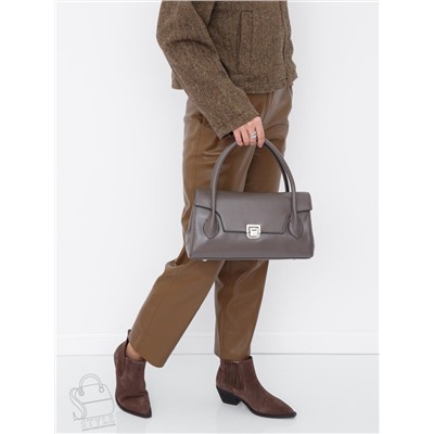 Сумка женская кожаная 0030VG gray Vitelli Grassi