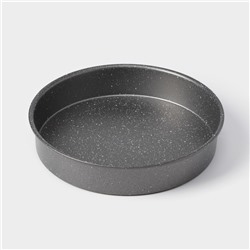 Форма для выпечки Magistro Gourmet Range, 24,8×24,8×5 см, толщина 0,6 мм, антипригарное покрытие, цвет серый