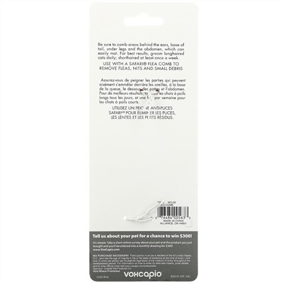 Safari, Shedding Comb for Cats, 1 Shedding Comb
