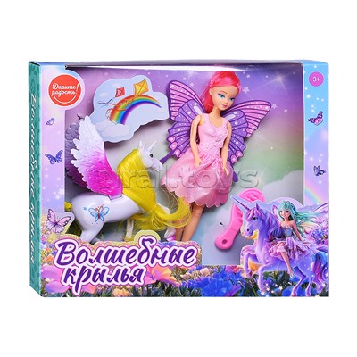 Кукла с лошадкой "Волшебные крылья" в коробке