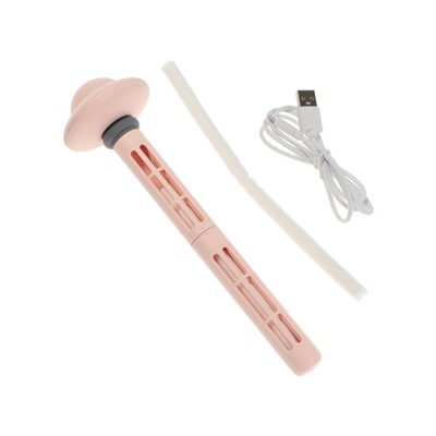 Увлажнитель воздуха «НЛО» HM-21, ультразвуковой, погружной, с подсветкой, USB, розовый