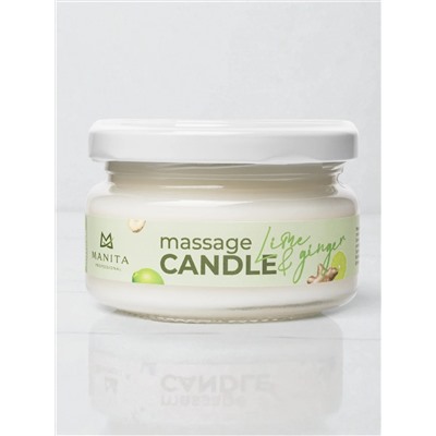 MANITA Свеча массажная / Lime & Ginger, 100 мл 28138