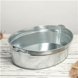 УЦЕНКА Таз овальный, 23 л, оцинкованный