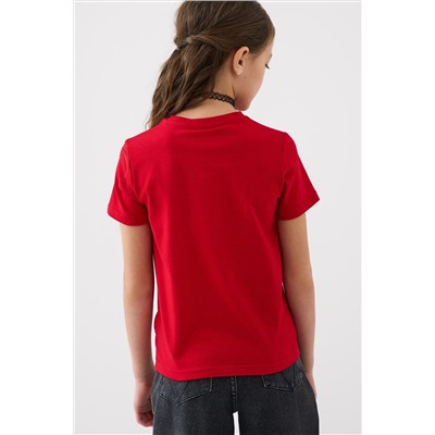 Фуфайка трикотажная для девочек (футболка) PLAYTODAY, 1239826