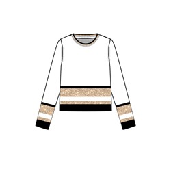 Джемпер трикотажный для девочек