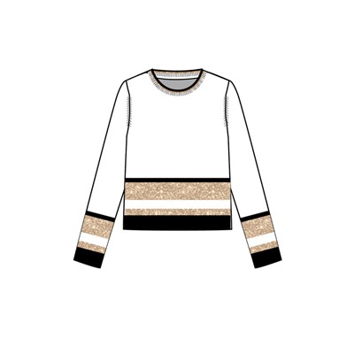 Джемпер трикотажный для девочек