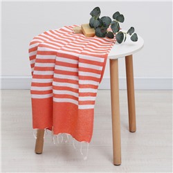 Полотенце - пештемаль пляжное LoveLife Marine, 75×170 см, оранжевое