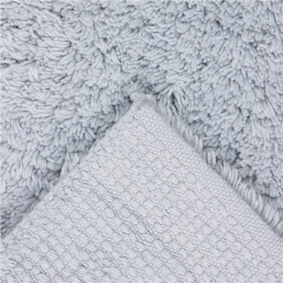 Коврик для ванной Этель Classic, 50×80 см, серый, 1600 г/м²