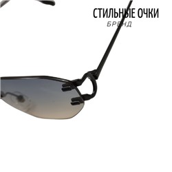 Хит! Солнцезащитные очки Бренд, серые, 54219-5304 145, арт.354.214