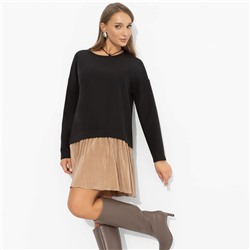 Платье с юбкой-гофре, Искушение красотой (стильная)