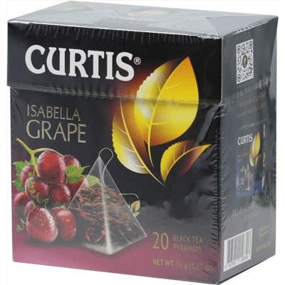CURTIS. Isabella Grape (пирамидки) карт.пачка, 20 пирамидки