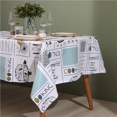 Скатерть «Доляна» Cooking, 137×180 см, 140 г/м²