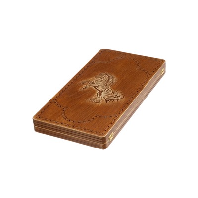 Нарды деревянные «Конь», 37×20 см