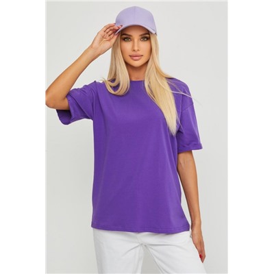 Футболка оверсайз женская ГБ4000-ФЖ (Фиолетовый)