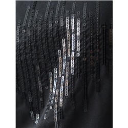 Нарядная футболка с принтом пайетками