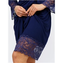 Халат Х-048 (Темно-синий)