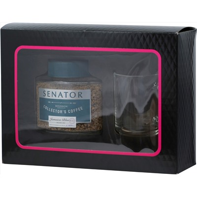 SENATOR. Набор кофе Jamaica Blue и кружка 90 гр. карт.упаковка