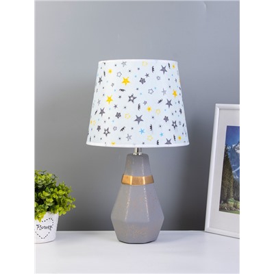 Настольная лампа «Айседора» E14 40 Вт серый-золото RISALUX