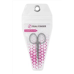 Frau Finger Ножницы маникюрные для кутикулы изогнутые / Classic FS-112SP, глянцевые, ручная заточка, 9 см KRISTALLER, 1110190