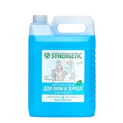 Средство для мытья окон и зеркал Synergetic «Океанский бриз», 5 л