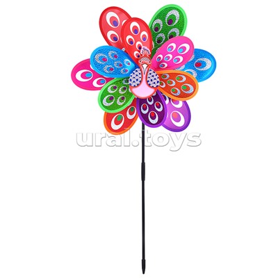 Ветерок "Павлиний хвост" 39*13*75 см., в пакете