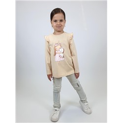 4-125-4. (Фуфайка для девочки, Лунева )