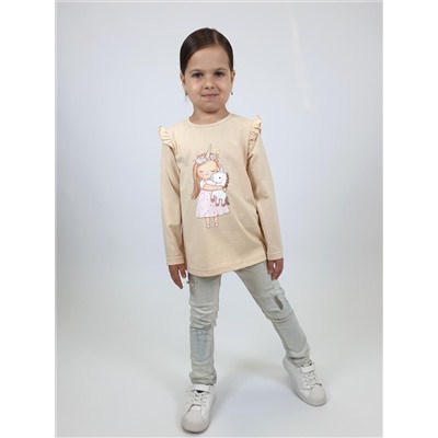 4-125-4. (Фуфайка для девочки, Лунева )