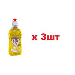 Affi Средство для мытья посуды 500мл Лимон 3шт
