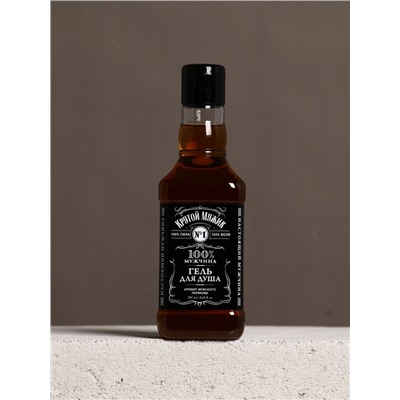 Подарочный набор новогодний «Крутому мужчине»: гель для душа во флаконе виски 250 мл, аромат мужского парфюма, платок в форме сигары