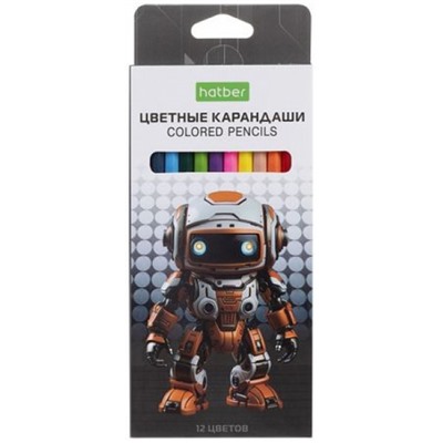 Карандаши 12цв "Робо" ECO (084395) Хатбер