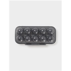 Контейнер для хранения яиц IDEA, 10 ячеек, 26.5×11.5×7 см, пластик, МИКС
