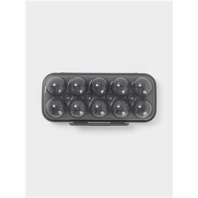 Контейнер для хранения яиц IDEA, 10 ячеек, 26.5×11.5×7 см, пластик, МИКС