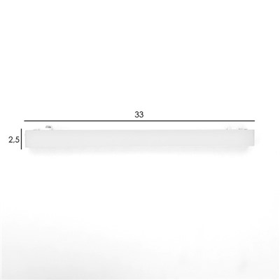 Светильник трековый ULTRA «Линза», светодиодный, 18 Вт, 48 В, 3000K-5700К, CRI90, 33.8×2.6×2.4 см, белый