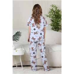 Пижама Амальфи-2 (Серый)