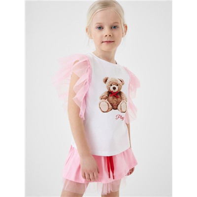 Джемпер трикотажный для девочек (футболка)