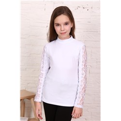 Джемпер Принцесса школы дл. рукав (Белый)