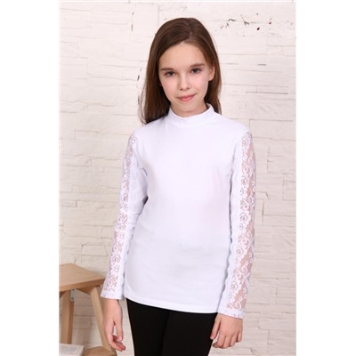 Джемпер Принцесса школы дл. рукав (Белый)