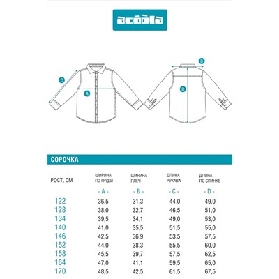 Рубашка ACOOLA, 1038788