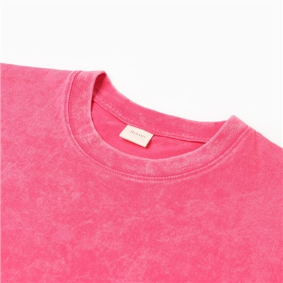 Футболка женская MINAKU, розовая, размер 50-52