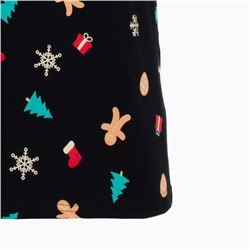 Футболка женская KAFTAN «Xmas family» размер 44-46, черный