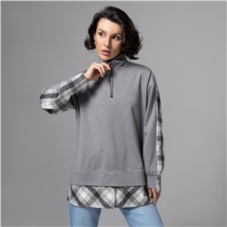 Свитшот комбинированный, Путешествие начинается (пасмурное небо)