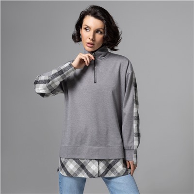 Свитшот комбинированный, Путешествие начинается (пасмурное небо)