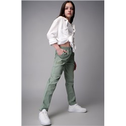 Льняные брюки для девочки Happyfox