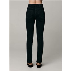Skinny CONTE CON-524 Черные джинсы skinny с разрезами
