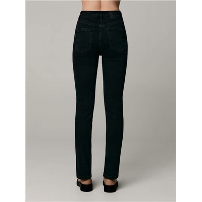 Skinny CONTE CON-524 Черные джинсы skinny с разрезами