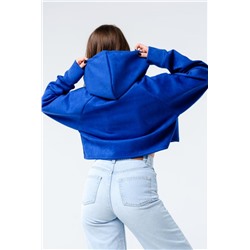 Свитшот 2 оверсайз короткий (Электрик)